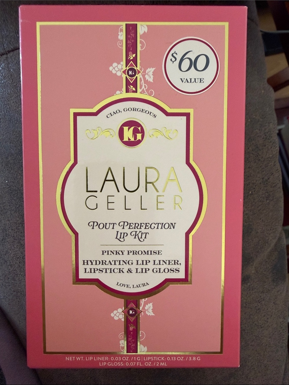 Laura Geller Lip Kit in Pinkie Promise